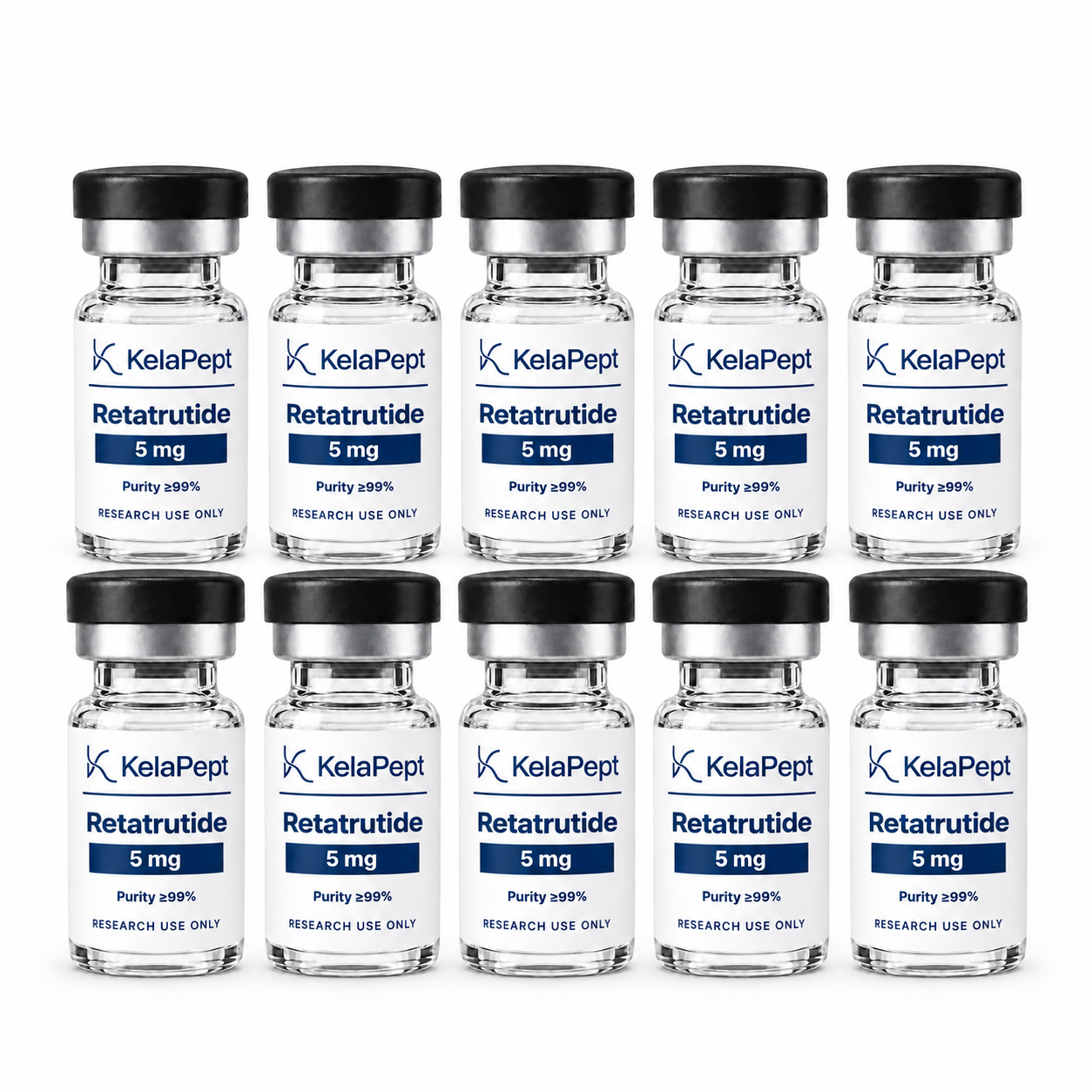 Retatrutide (10 Vials) — ten vial pack