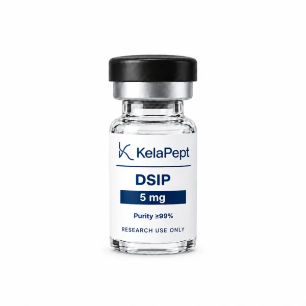 KelaPept DSIP 5 mg research vial — label design preview