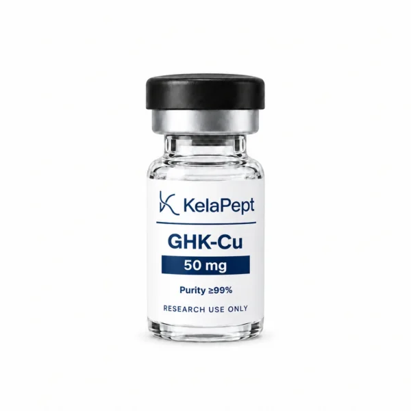 KelaPept GHK-Cu 50 mg research vial — label design preview