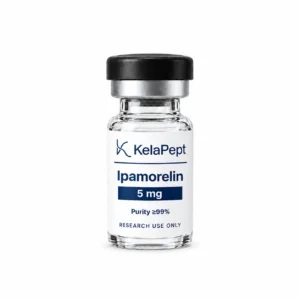 KelaPept Ipamorelin 5 mg research vial — label design preview
