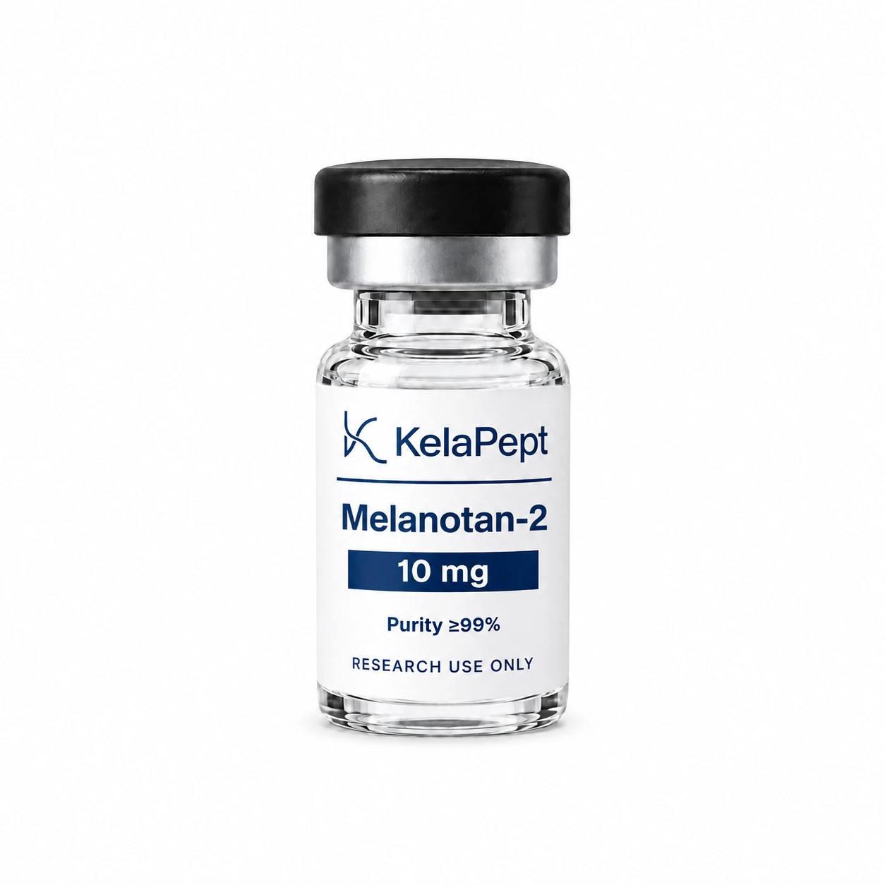 KelaPept Melanotan-2 10 mg research vial — label design preview